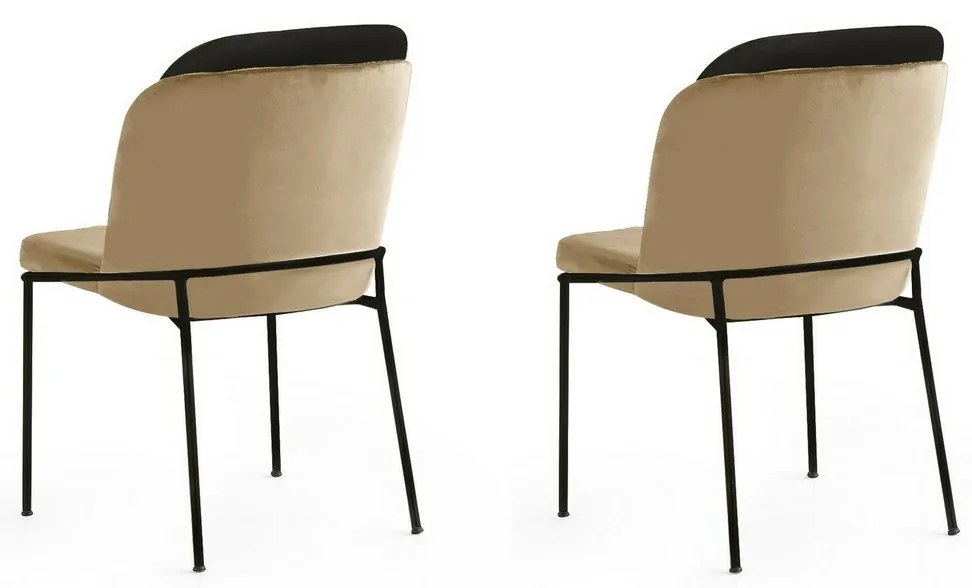 Dore Beige and Black étkezőszékek, 2 db
