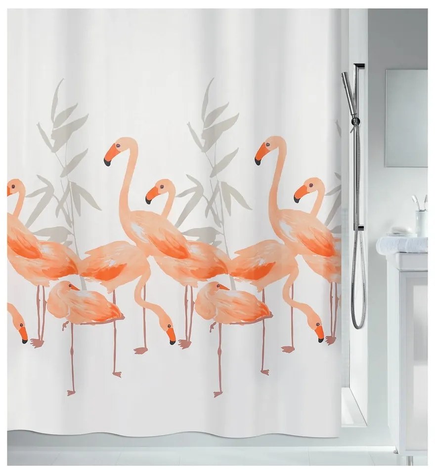 Zuhanyfüggöny 180x200 cm Flamingo – Spirella