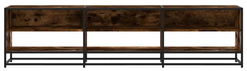 füstös tölgy színű szerelt fa TV-szekrény 180 x 40 x 46 cm