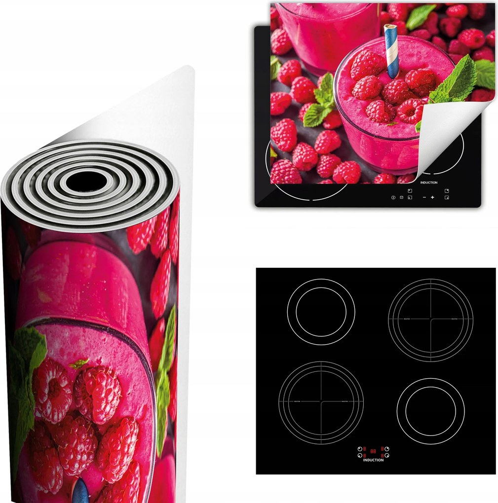 Tűzhelyvédő Szőnyeg Több Helyet Biztosít 60x52 málna