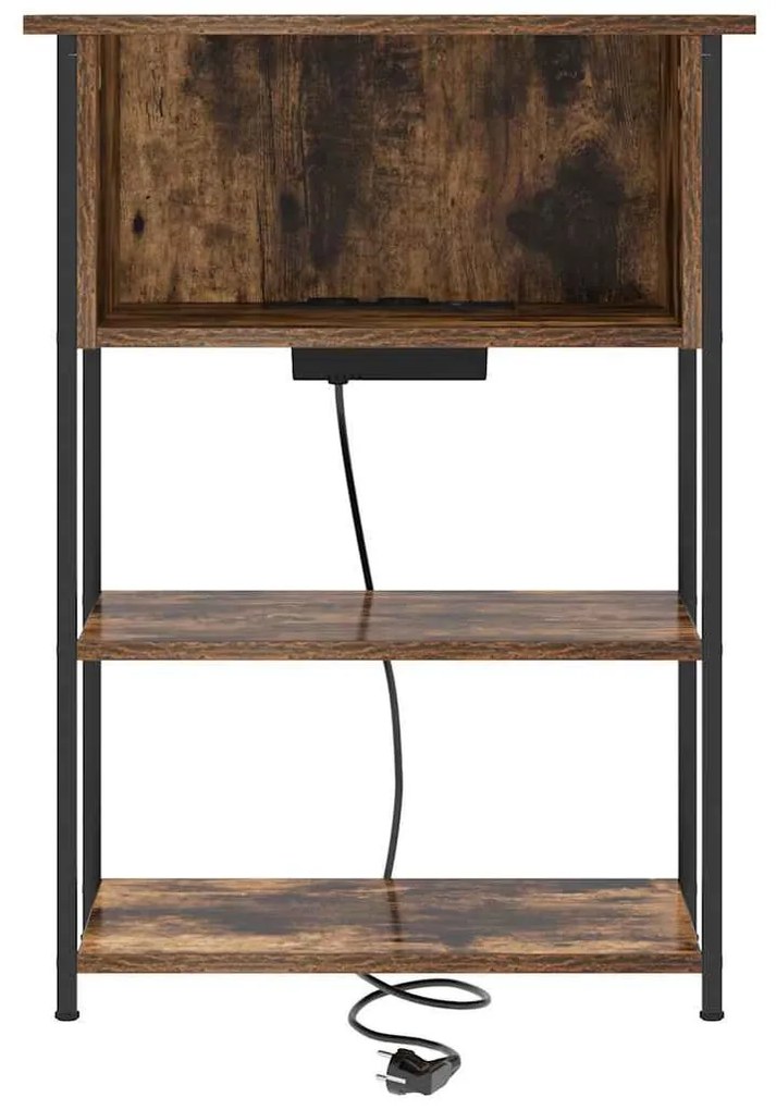 Éjjeliszekrény Füstölt tölgy 55 x 31 x 76 cm Faanyag