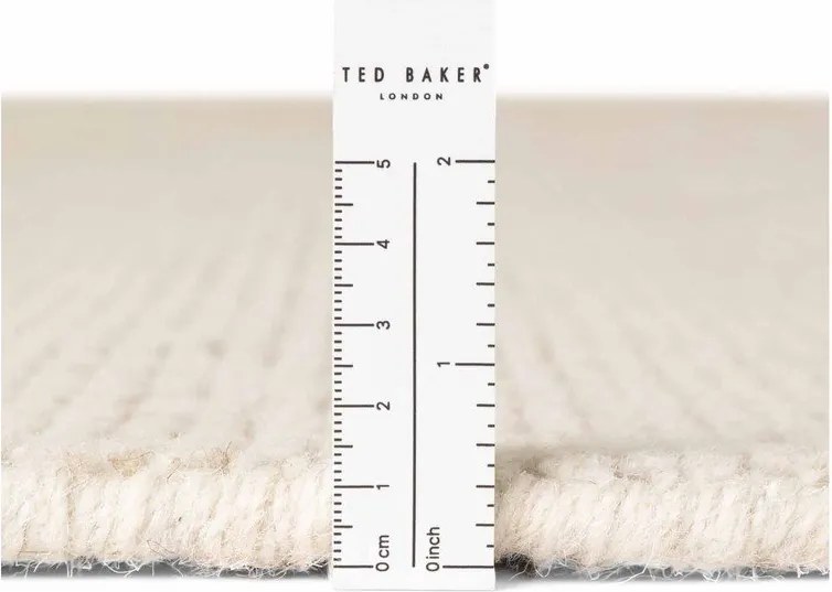 Krémszínű kézi szövésű gyapjú kerek szőnyeg ø 200 cm Greenwich – Ted Baker