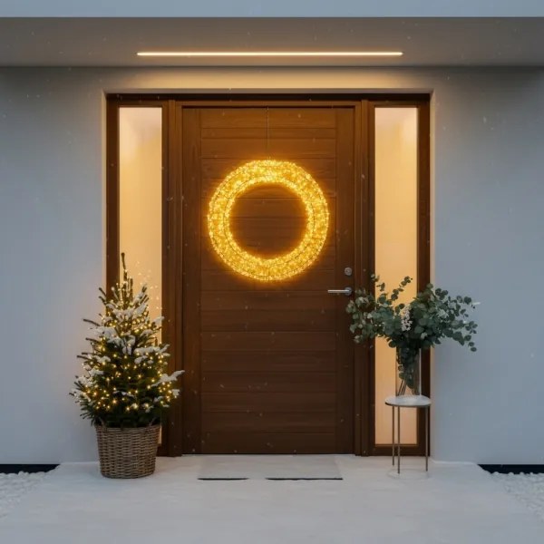 Brilagi - LED kültéri karácsonyi dekoráció LED/6W/230V IP44 50 cm koszorú