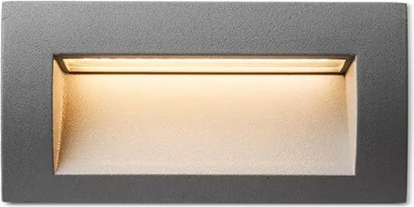 RENDL GORDIQ L süllyesztett lámpa antracitszürke 230V LED 3W IP65 3000K
