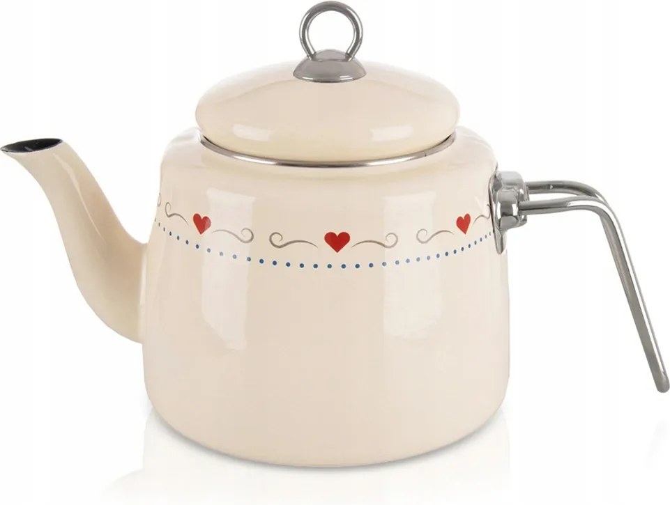 Zománcozott vízforraló kancsó teáskanna Orion 1,6L