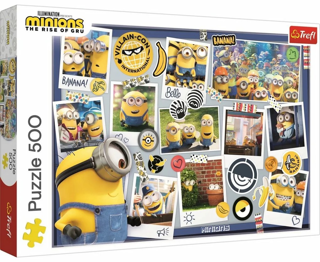 Trefl Puzzle Mimons Crazy Photo Collection , 500darabos kirakós játék