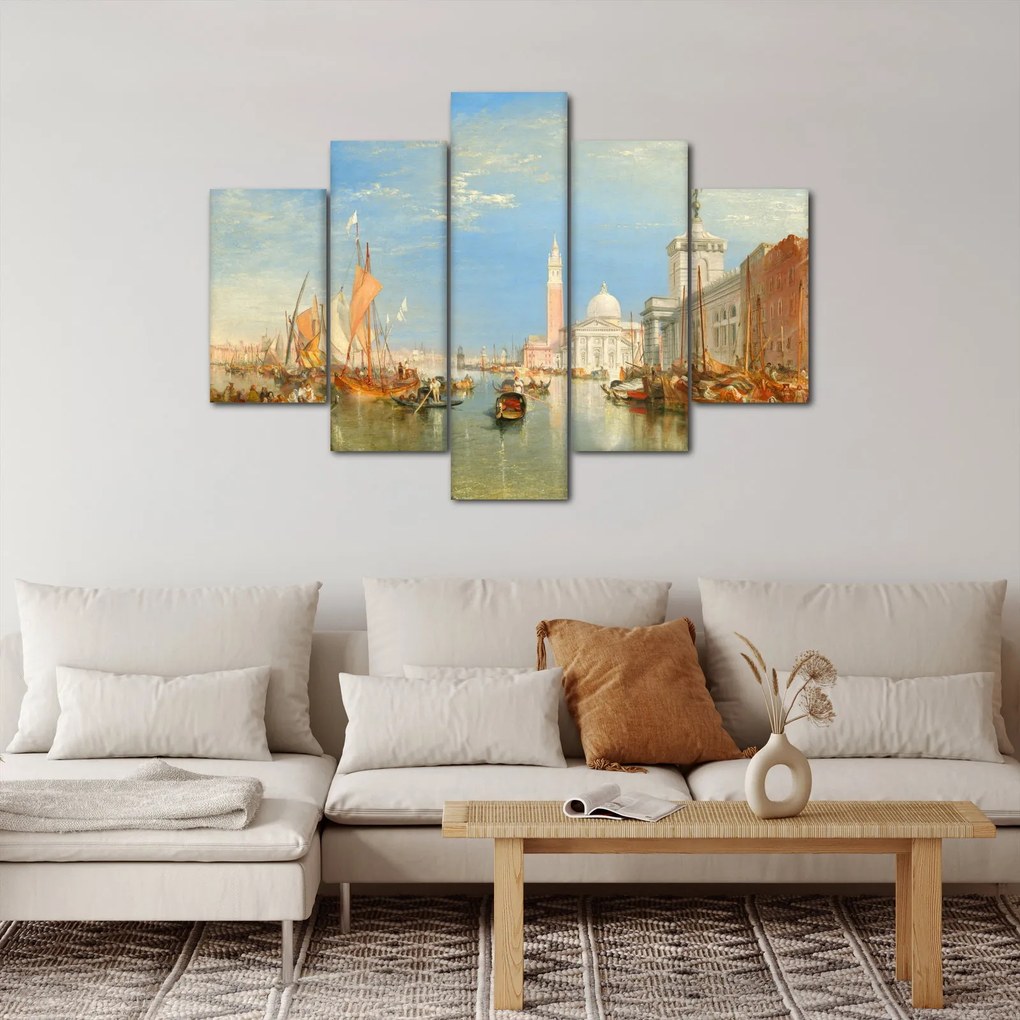 Kép - Joseph Mallord William Turner, Venice the Dogana and San Giorgio Maggiore, reprodukciók (150x105 cm)