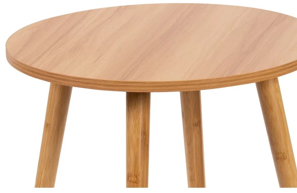 Natúr színű kerek dohányzóasztal szett 2 db-os ø 60 cm Luke – Bonami Essentials