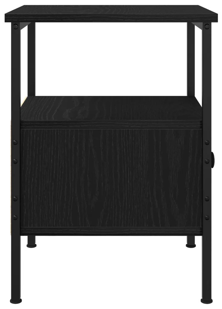 Éjjeli szekrény fiókkal 2 pcs Musta tammi 34 x 36 x 50 cm