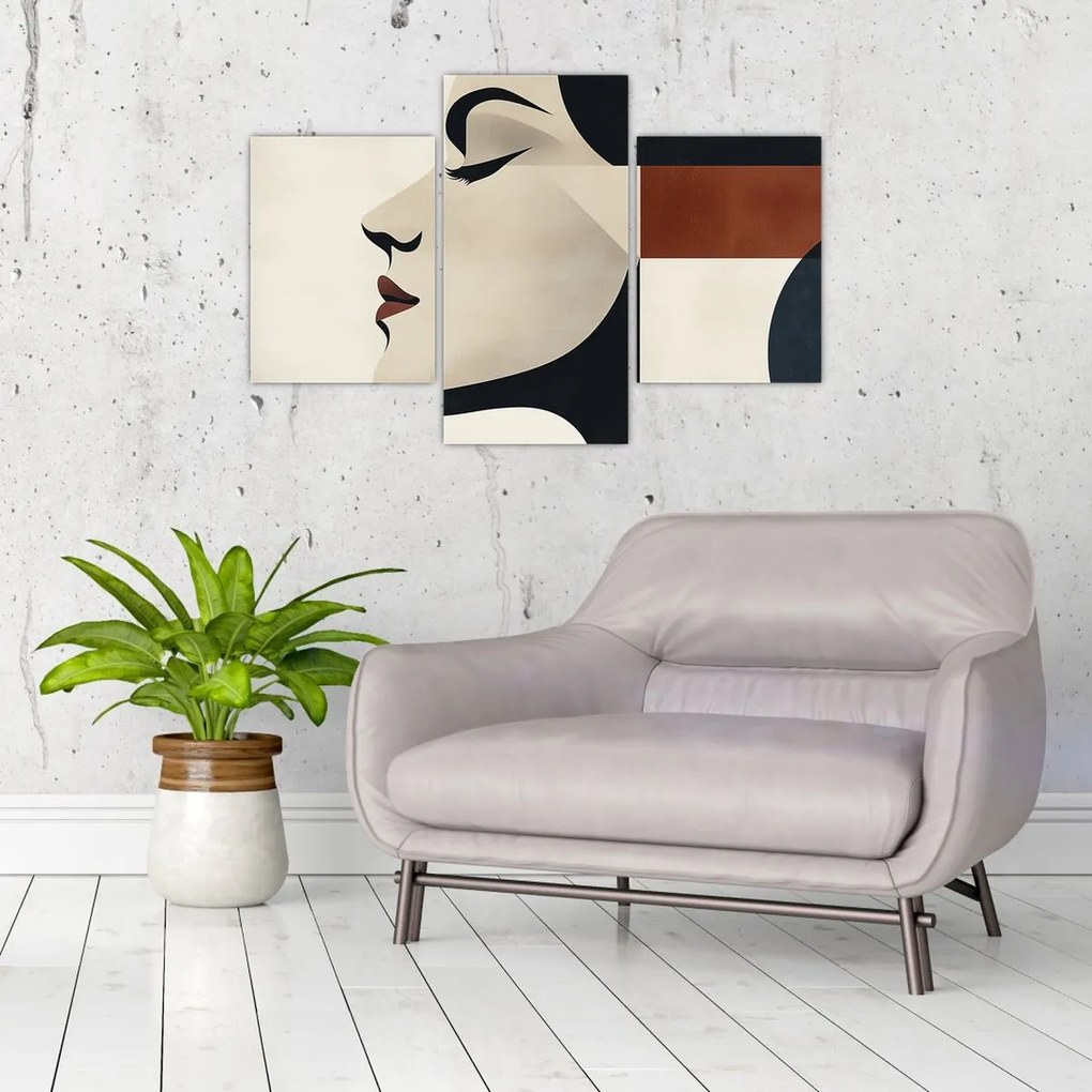 Kép - Nő profilból (90x60 cm)