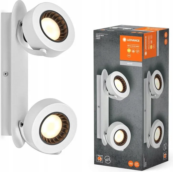 Led lámpa Falra szerelhető lámpatest 10.5W 450lm Cct Fehér szem Spot Venus Ledvance