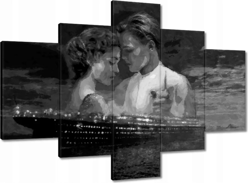 Vászonkép 100x70 Titanic Fekete-fehér