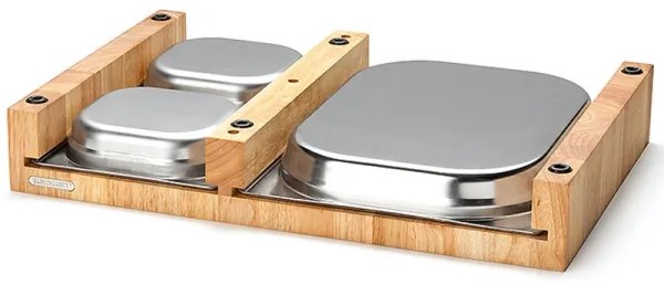 Continenta C4028 - 1x vágódeszka 50x32,5 cm + 3x gumifa tál