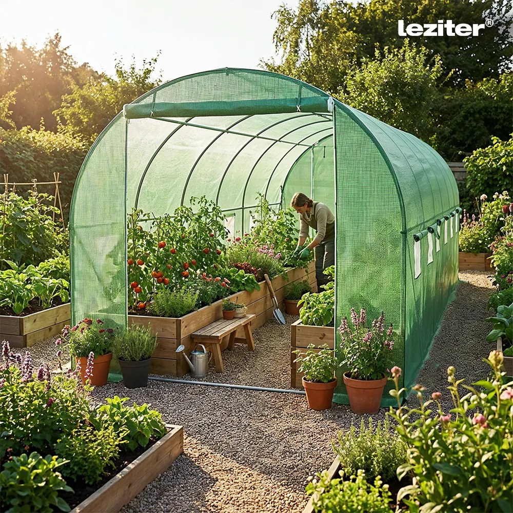 Fóliasátor 200x300x600 cm váz+fólia