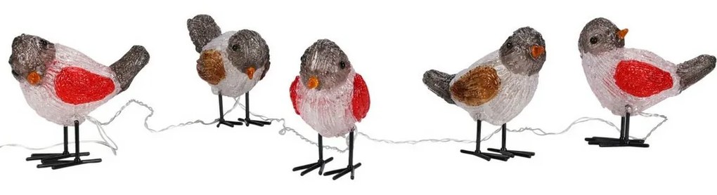 Birds világító kültéri dekoráció 40 LED, hideg fehér