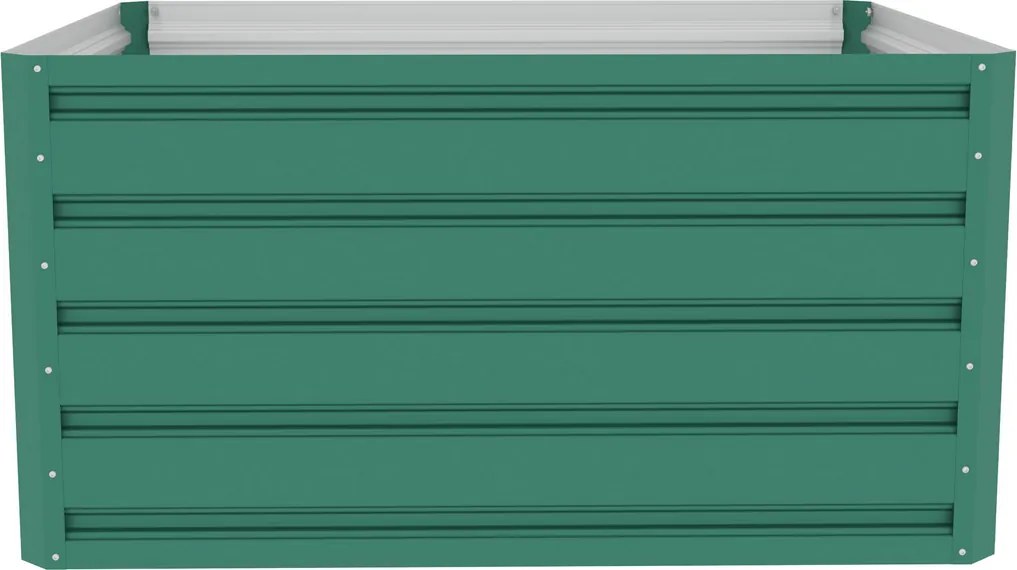 Emelt virágágyás G21 Daisy 100 x 80 x 52 cm,fémlemez, zöld