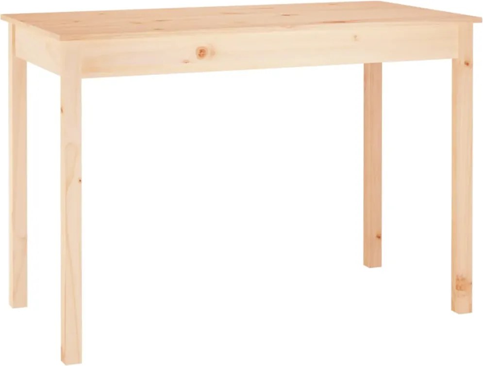 vidaXL tömör fenyőfa ebédlőasztal 110 x 55 x 75 cm