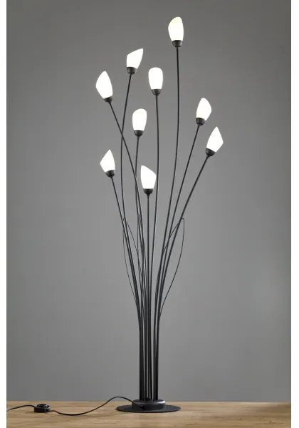 Jupiter 2058 - GLORIOSA állólámpa 9xG9/14W/230V fekete