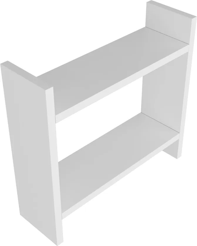 Konyhai fűszertartó polc, fehér, 34x30x10 cm