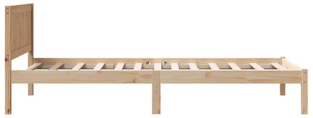 Tömör Fenyő Ágykeret Természetes Tömör Fa 80 x 200 cm Tartós