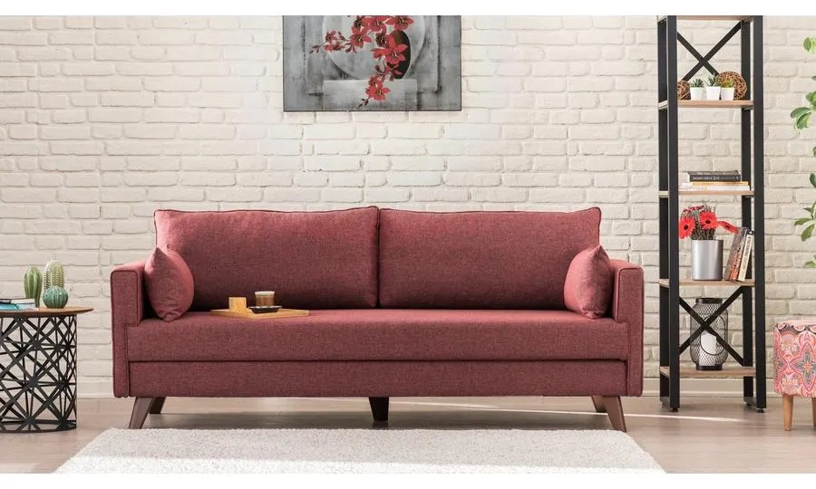 3 személyes kanapéágy Bella Sofa - Bordó