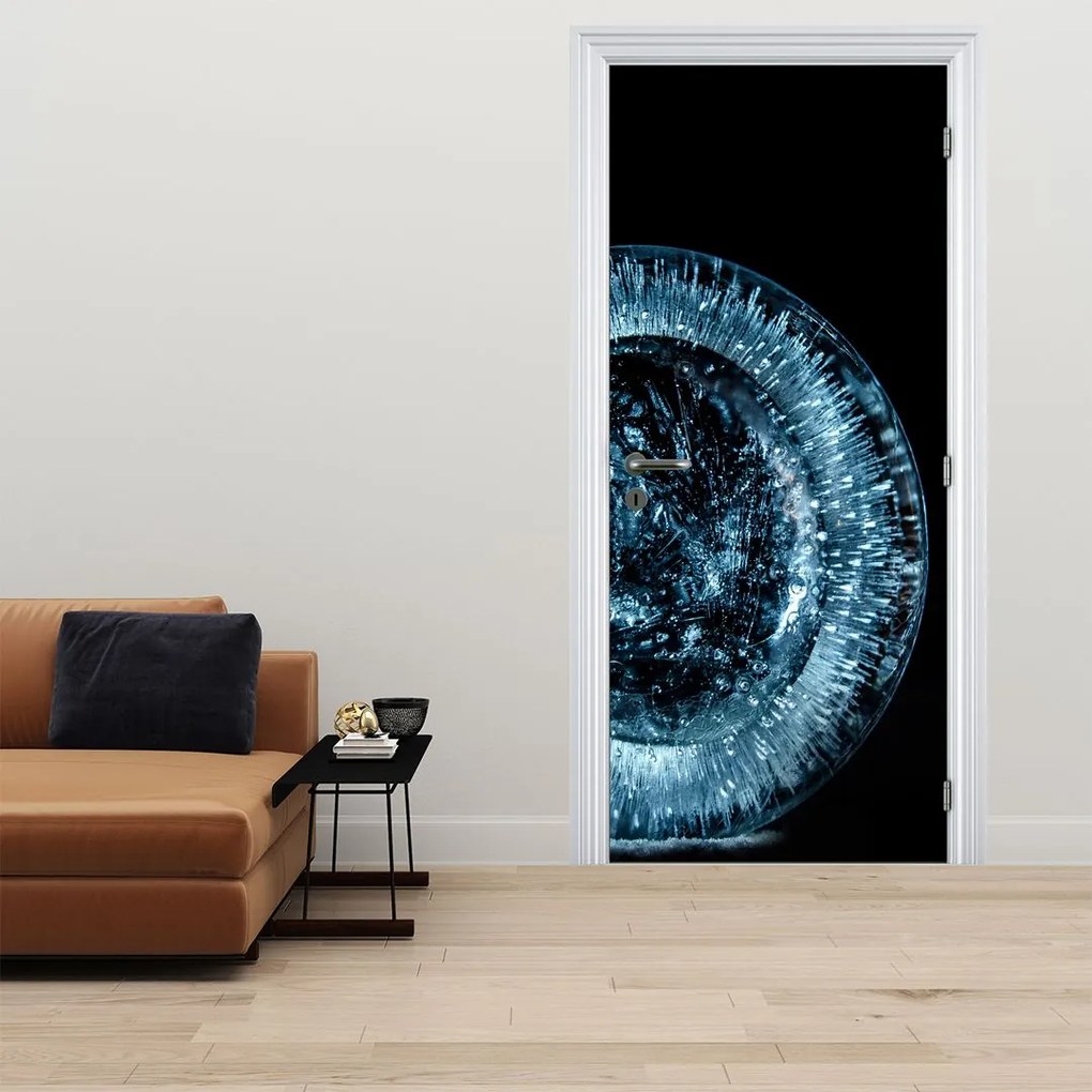 Fotótapéta ajtóra - Jégcseppek (95x205cm)