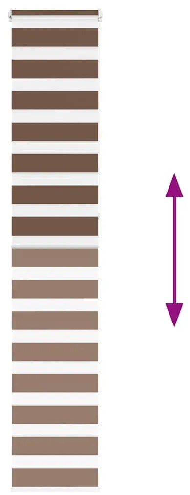 zebrafüggönnyel barna szövetszélesség 45,9 cm poliészter