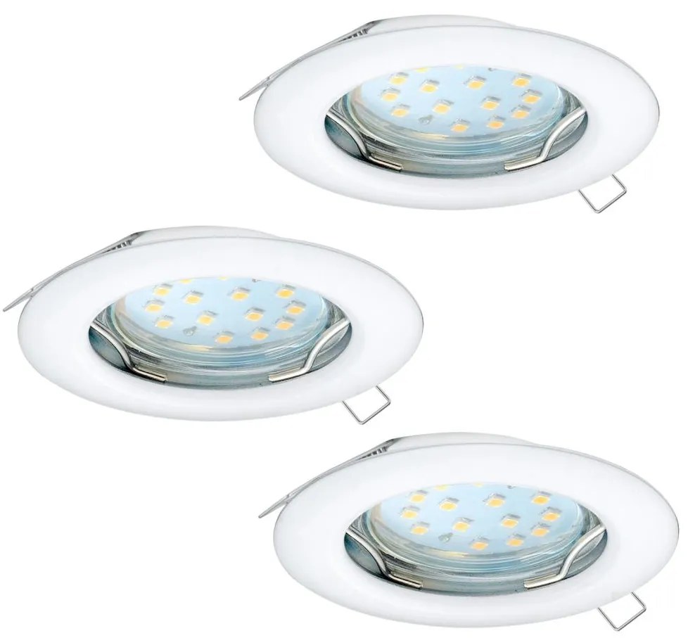 Eglo 94235 - SET 3x LED Beépíthető lámpa PENETO 3xGU10-LED/3W/230V