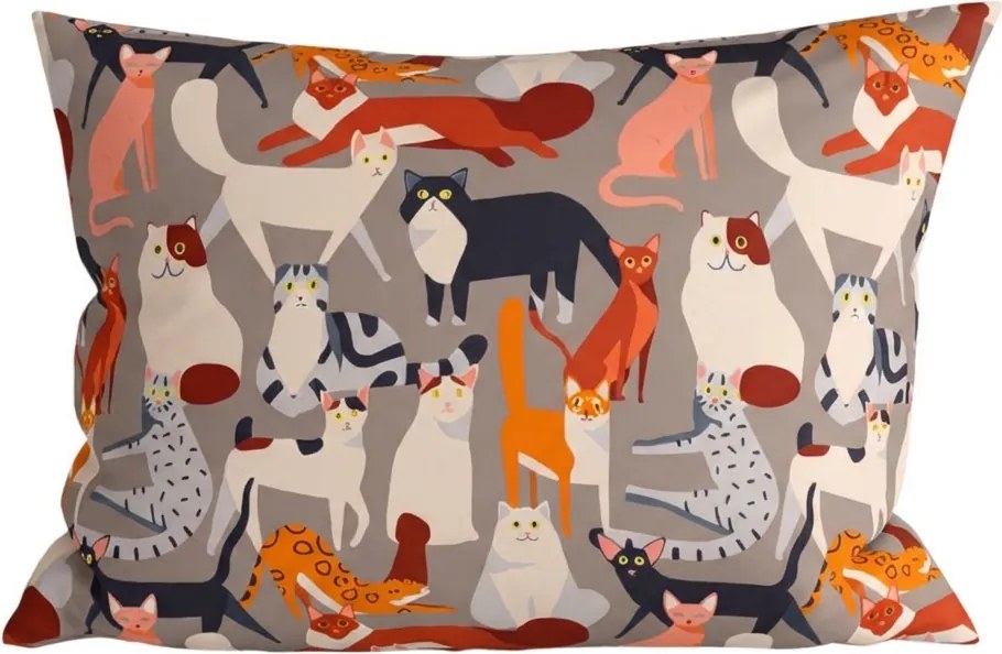 Mikroszálas párnahuzat CATMOSPHERE 50x70 cm, színes