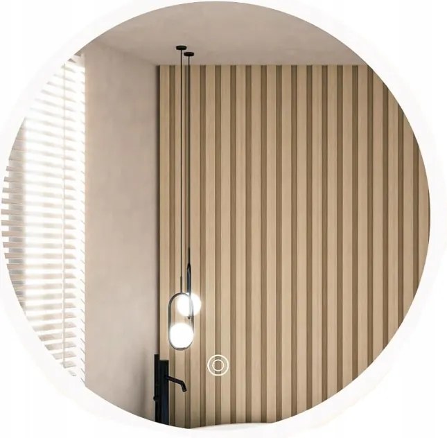 Fürdőszoba Tükör Led Világítás Kerek 60CM Essbhach Érintőképernyős