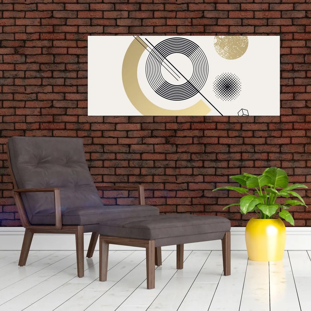 Kép - Geometriai formák N⁰2 (120x50 cm)