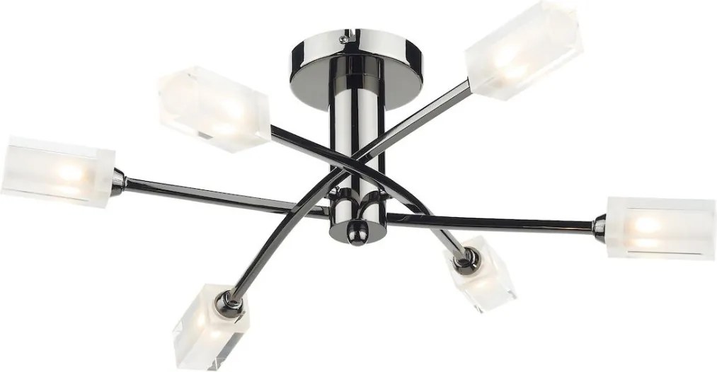 Dar Lighting MORGAN MOR6467 Plafonlámpa 6x25W/G9