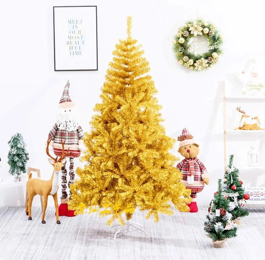 Arany műfenyő, 120cm 230ág