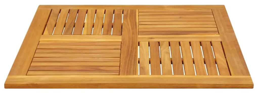 tömör akácfa négyzet alakú asztallap 90 x 90 x 2 cm