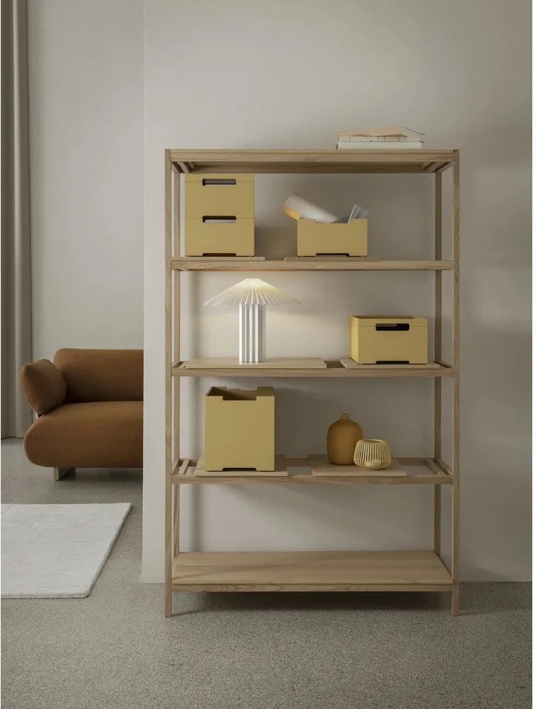 Világossárga tárolódoboz 25x39x27 cm Kasane L – Blomus