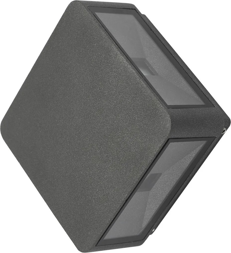 DAR LIGHTING WEI2139 WEISS Modern Kültéri Fali Lámpa Szürke LED IP65