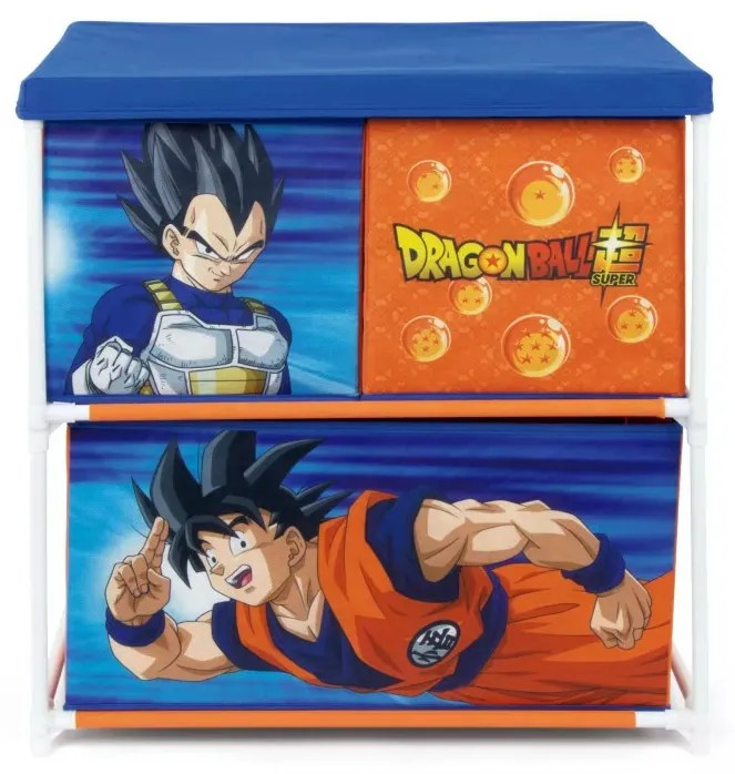 Dragon Ball játéktároló állvány 3 rekeszes 53x30x60 cm