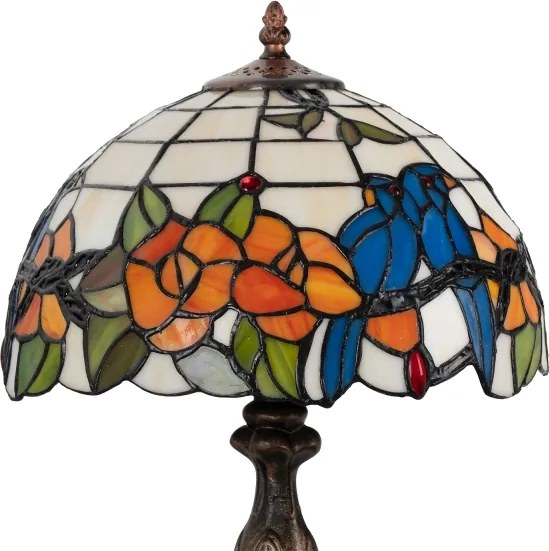 BRILAGI - Tiffany vitrázs asztali lámpa JUNGLE 1xE27/60W/230V