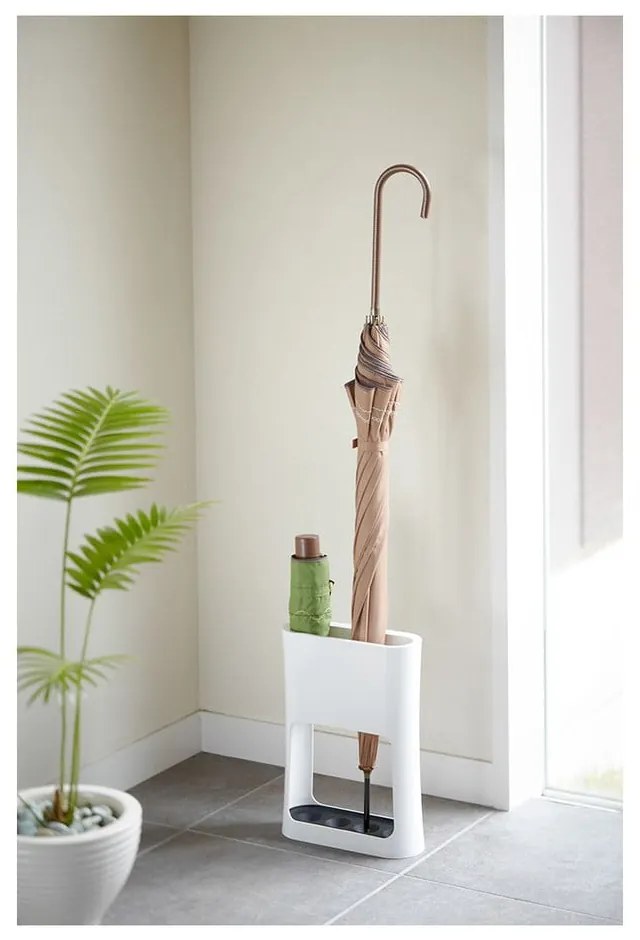 Oval fehér esernyőtartó - YAMAZAKI