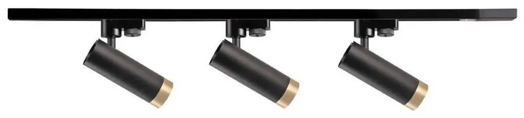 Polux Spotlámpa sínrendszerhez FADO 3xGU10/10W/230V fekete SA2160
