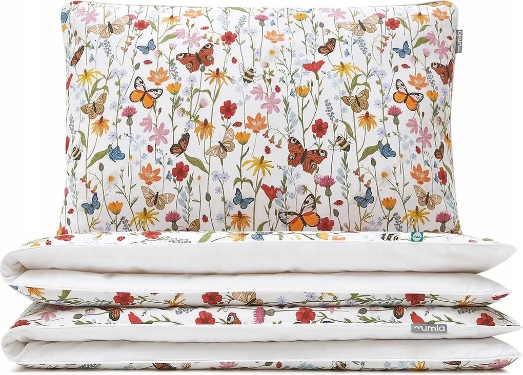 Pillangós ágyneműhuzat 200x200 cm 2x 60x50 cm Mumla