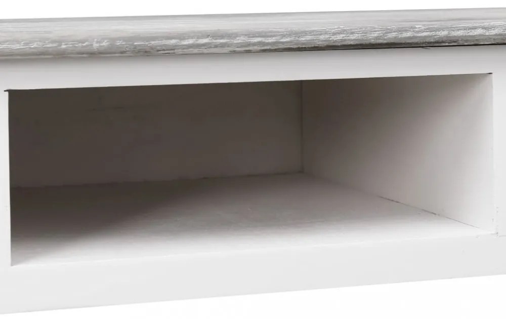 szürke fa íróasztal 110 x 45 x 76 cm