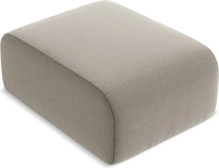 Világosbarna bársony lábtartó Lani – Makamii