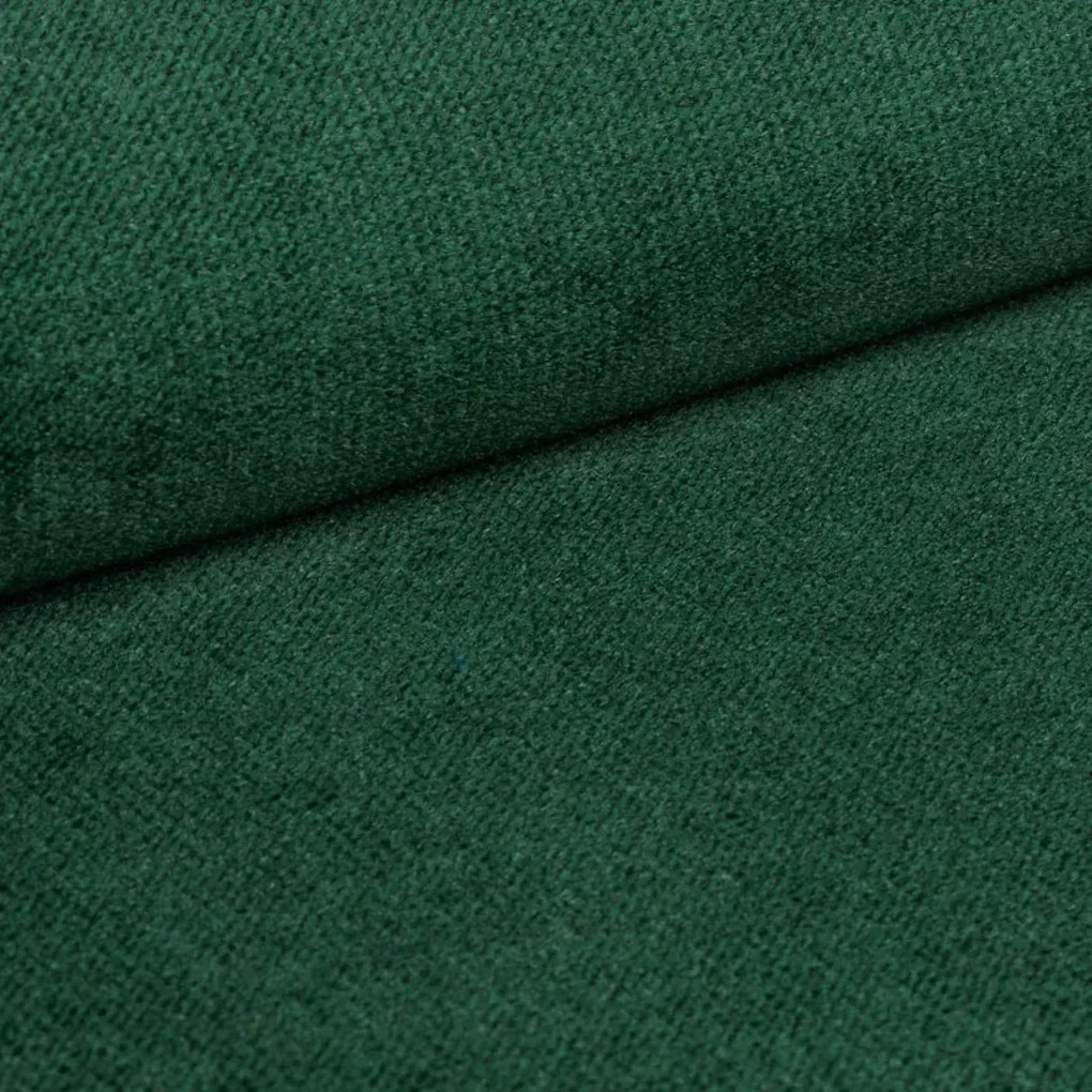 Kárpitozott boxspring ágy GLORIEN VELVET 140x200 cm sötétzöld Matrac: Bonell rugós matrac