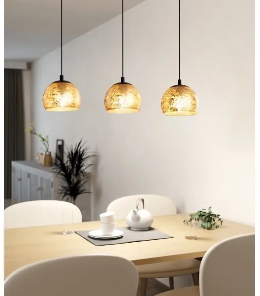 Eglo 98525 - Csillár zsinóron ALBARACCIN 3xE27/40W/230V