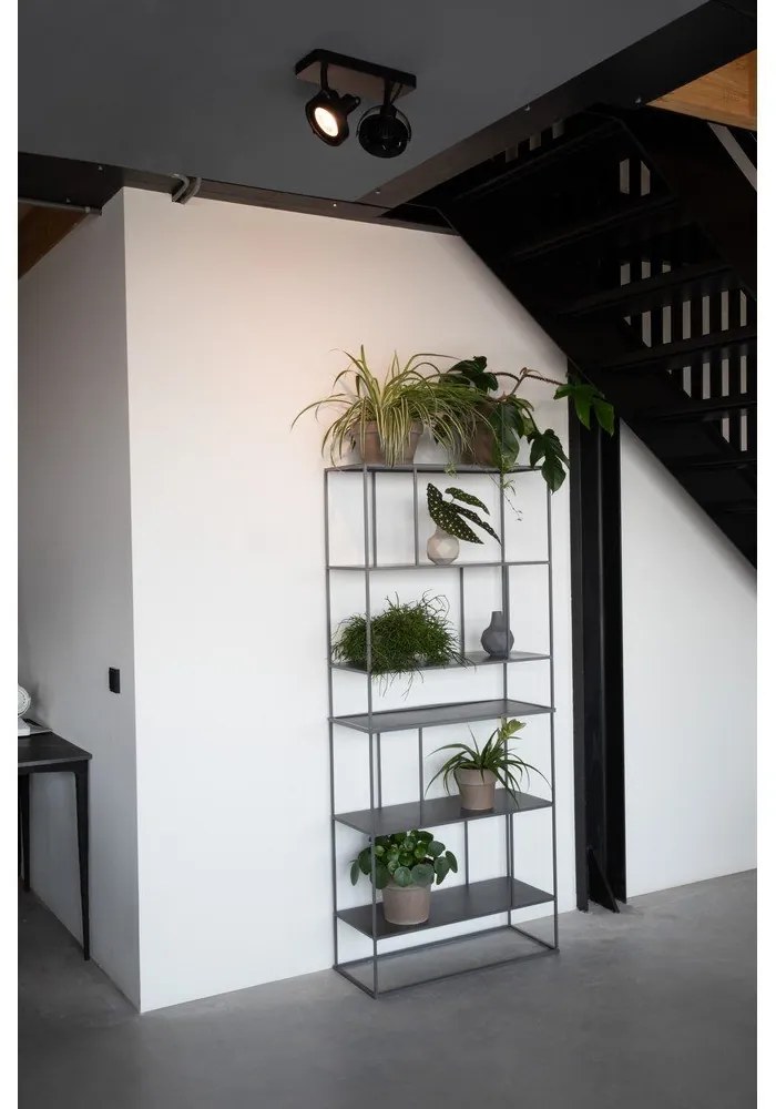 Fekete spotlámpa 12x28 cm Dice – Zuiver