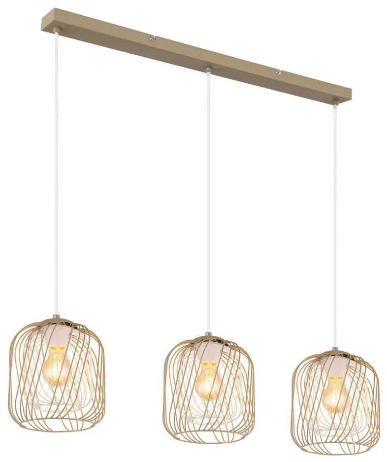 Globo 15965-3H - DICHTI kábelre szerelt függeszték, 3xE27/40W/230V