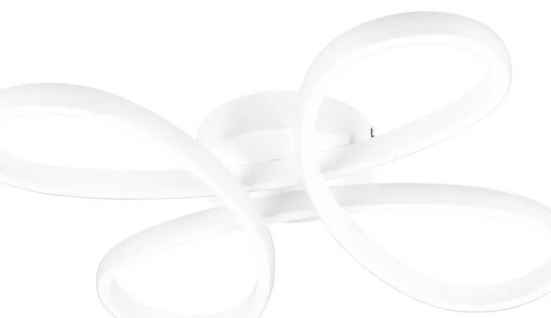 Fehér LED mennyezeti lámpa 40x40 cm Fly – Trio