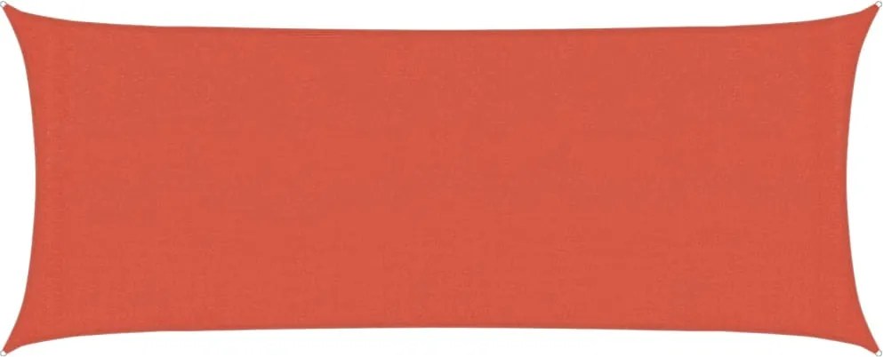 vidaXL terrakotta HDPE napvitorla 160 g/m² 2 x 4,5 m