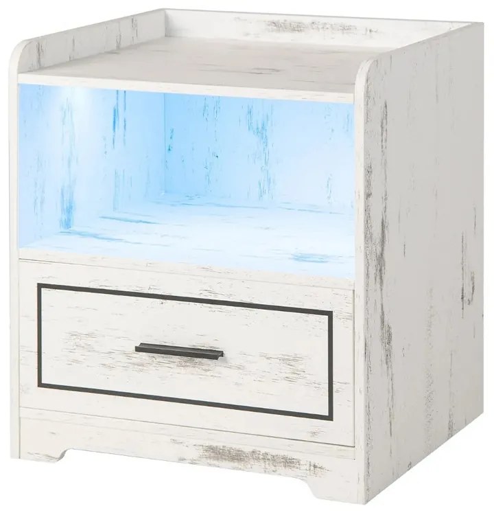 Vintage stílusú okos éjjeliszekrény